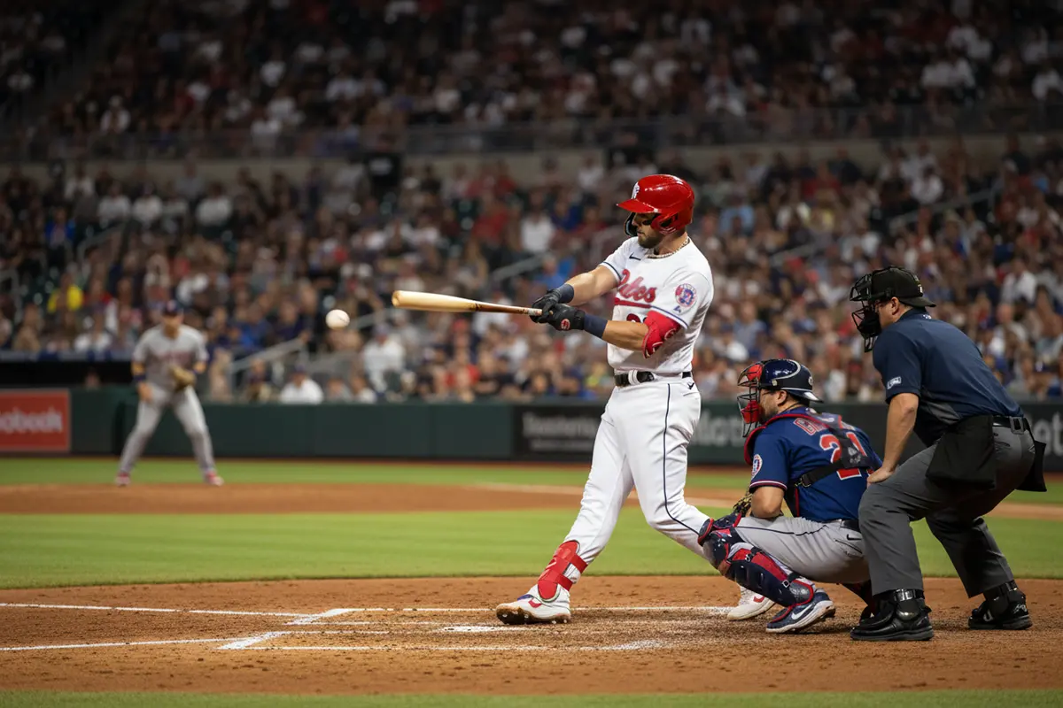 Player Props Baseball – Batter am Schlag im MLB-Stadion